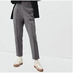 NWT Everlane Sz XS The Dream Pant Office Work Career Heather Charcoal Gray